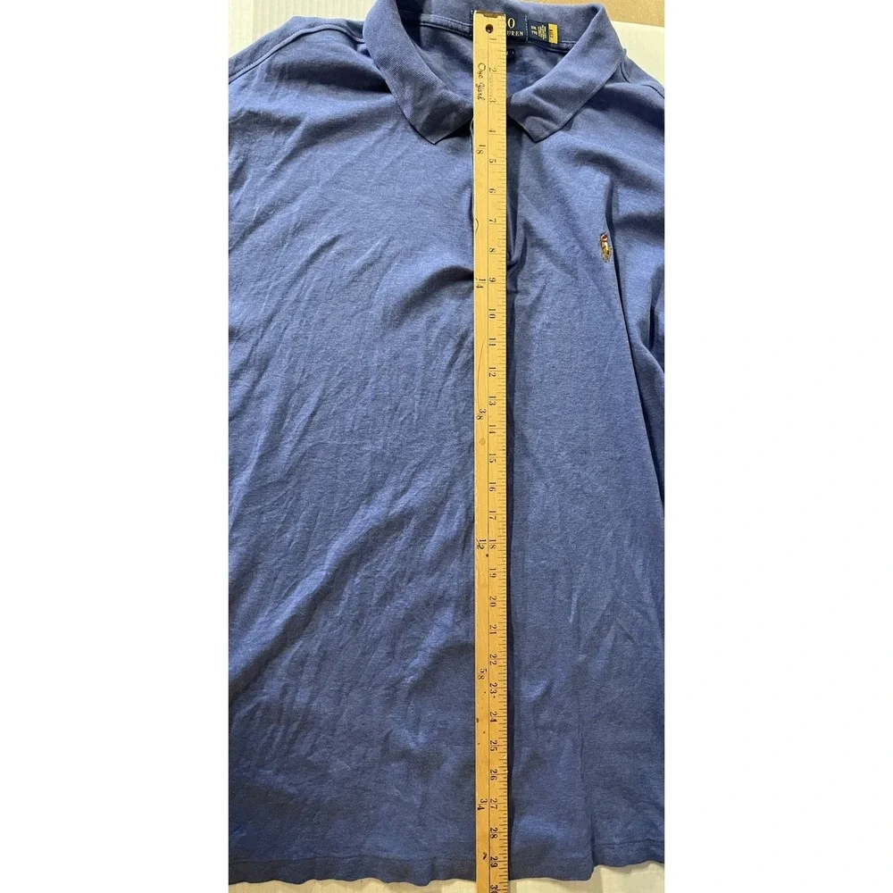POLO RALPH LAUREN Blue SS Polo Shirt‎ Size XXL